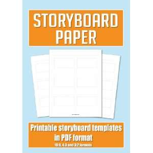  Storyboard Paper Templates CD ROM: Office Products