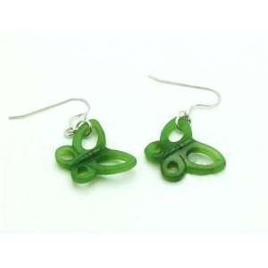  Jade Butterfly Earrings (2305): Jewelry