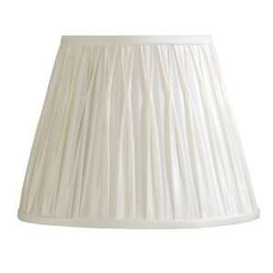   Classic 6.25 Inch Pinched Pleat Clip Shade, Vanilla