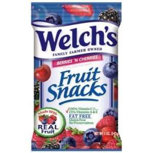 Welchs Berries N Cherries Fruit Snacks 5 oz  Grocery 