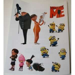  Despicable Me 10 Pack 80 Stickers Rare 10 Sheet 