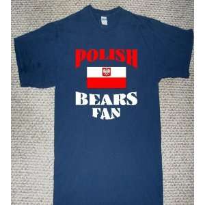  POLISH PRIDE POLAND COUNTRY FLAG BEARS FAN T SHIRT jersey 