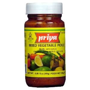 Priya Mixed Vegetable Pickle 10.6 Oz  Grocery & Gourmet 