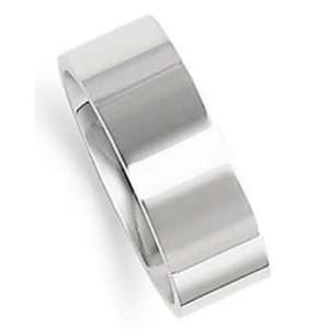   Polished Palladium Wedding Band Ring on Sale FCF08PD, Finger Size 3.25