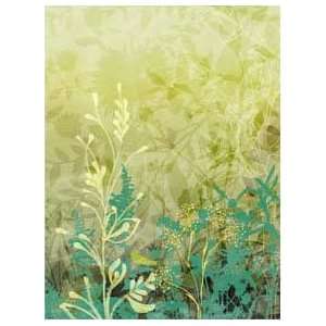  Wildflower . Olive. Eco Value Murals. 72 X 54 Inches