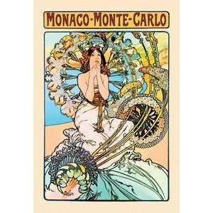  Vintage Art Monaco   Monte Carlo   00300 6: Home & Kitchen