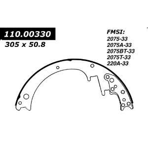  Centric Parts, 111.00330, Centric Brake Shoes: Automotive