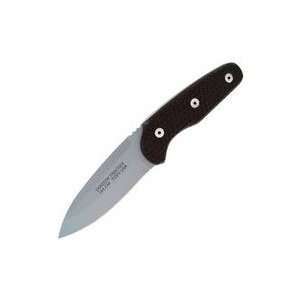  Shadow Tracker, Gray Blade, Plain, Leather Sheath (TPSHA01 