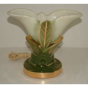  Vintage Ceramic TV Lamp Calla Lily Night Light Everything 