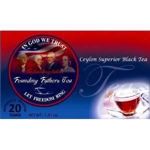 Founding Fathers Tea Ceylon Superior Black Tea:  Grocery 