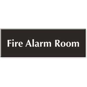  Fire Alarm Room Outdoor Engraved Sign, 12 x 4 Office 