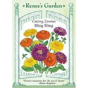  Zinnia   Bling Bling Seeds Patio, Lawn & Garden