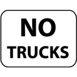  No Trucks (.080 Reflective Aluminum)