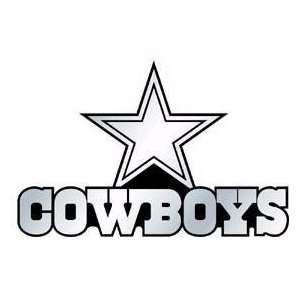  Dallas Cowboys Silver Auto Emblem *