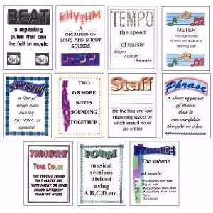  Elementary Elements Posters, Set Of 11: Musical 