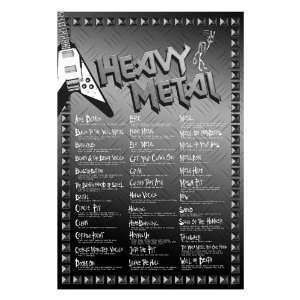  Heavy Metal Slang Poster: Home & Kitchen