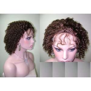 Color#4 Kinky Curly Full Lace Wig;10 inches Beauty