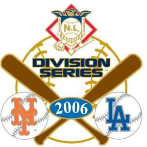  Dodgers vs. Mets 2006 Division Series Pin Sports 