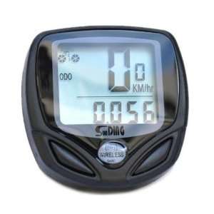 Wireless LCD Bike Computer Speedo Odometer Waterproof Speedometer 