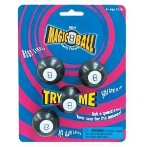  MAGIC 8 BALL 4 PC. Mini Games Pkg/1 