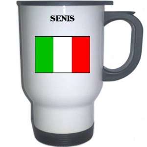  Italy (Italia)   SENIS White Stainless Steel Mug 