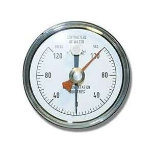 Instrumentation Industries 120cm H20 NIF Pressure Meter NS120 TRR 