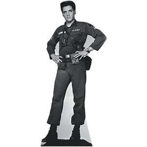 Elvis Army Fatigues LiFeSiZe Cardboard Standup Cutout Standee SKU 382