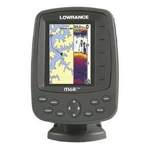  Lowrance M68C Deepwater Color S/Map with Transom Mount 