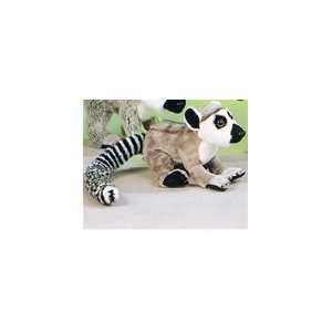    7.5 Inch Small Stuffed Ring Tailed Lemur By SOS Toys & Games