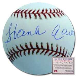  Hank Aaron Atlanta Braves Hand Signed Rawlings MLB 