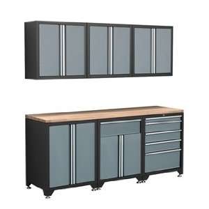 NewAge 31616 Seven Piece Garage Cabinet Storage System  