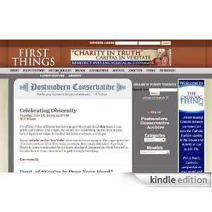  Postmodern Conservative Kindle Store First Things