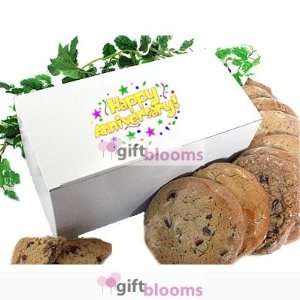  Anniversary Gift Box Cookie Bouquet   12 Gourmet Cookies 