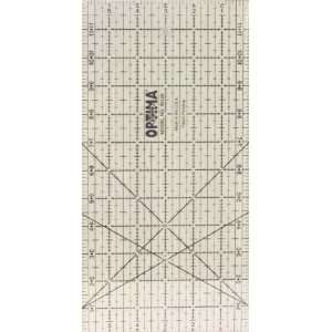  Optima Ruler w/2 Colors & Single Lines 12 Inch X6 Inch 