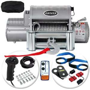   Winch with Premium Accessory Package 12,000 Pound Capacity: Automotive