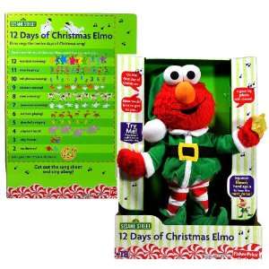   Christmas Elmo with Twelve Days of Christmas Song (B8587): Toys