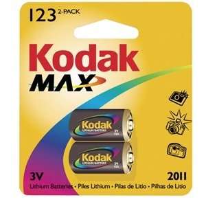  KODAK Single 3v 123A Lithium Battery: Camera & Photo