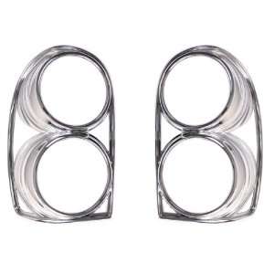 Rugged Ridge 13310.31 Pair Of Chrome Tail Light Trim Covers for 2002 