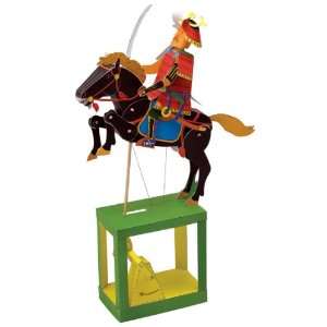  Automata Wind Up Machine DIY Paper Art Kit   Samurai Toys 