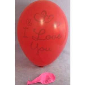  Latex   I Love You   Balloons Case Pack 144: Home 