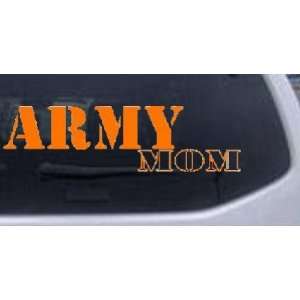 Orange 54in X 15.3in    Army Mom Military Car Window Wall Laptop Decal 