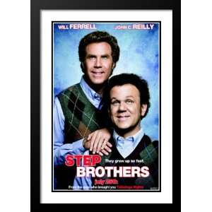  Step Brothers Framed and Double Matted 32x45 Movie Poster 