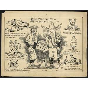   Athletics collect,double bill,C Dunn,c1910