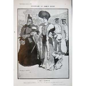  1905 Earls Court Ladies Men Drawing Lawson Wood: Home 
