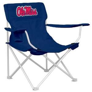  Mississippi Rebels NCAA Adult Nylon Tailgate Chair: Sports 