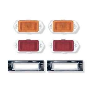 1969 CAMARO SIDE MARKER/BEZEL LAMP KIT (AMBER/RED)