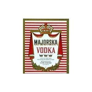  Majorska Vodka 80@ 1 Liter Grocery & Gourmet Food