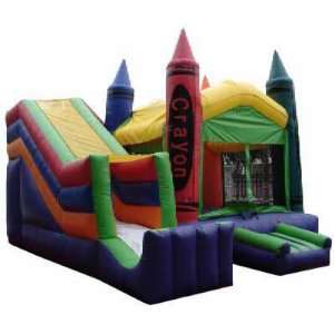   in 1 Crayola Obstacle Course Inflatable Bounce House: Everything Else