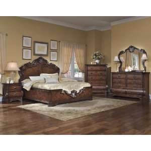  Wellington Manor King Panel Complete Bed: Home & Kitchen