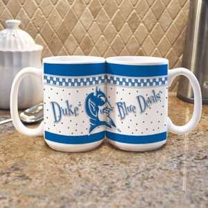  Duke Blue Devils NCAA 15oz. White Game Day Mug (Single Mug 